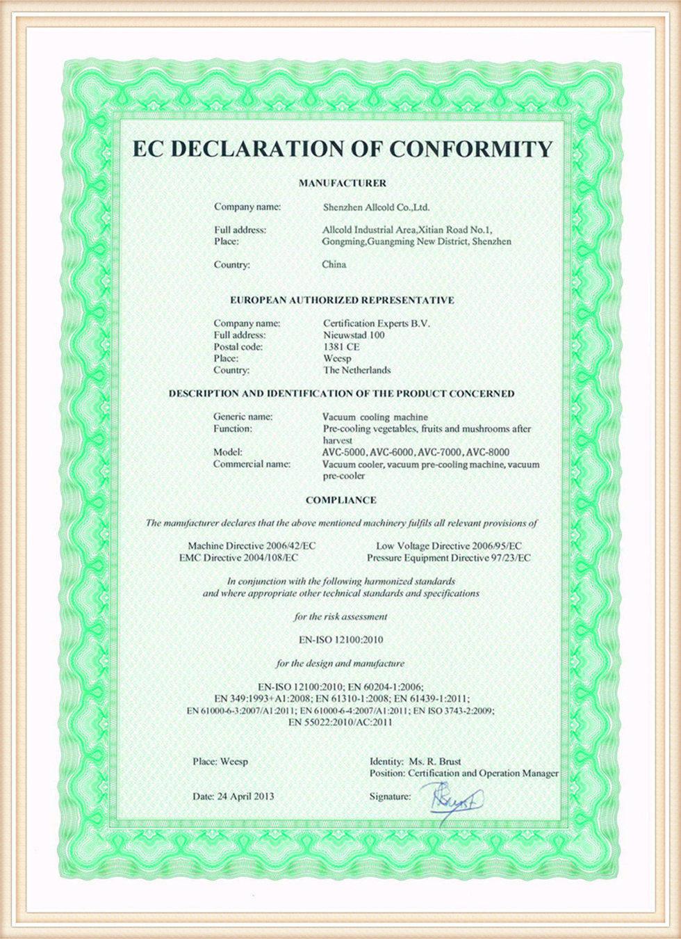 CE-Certification